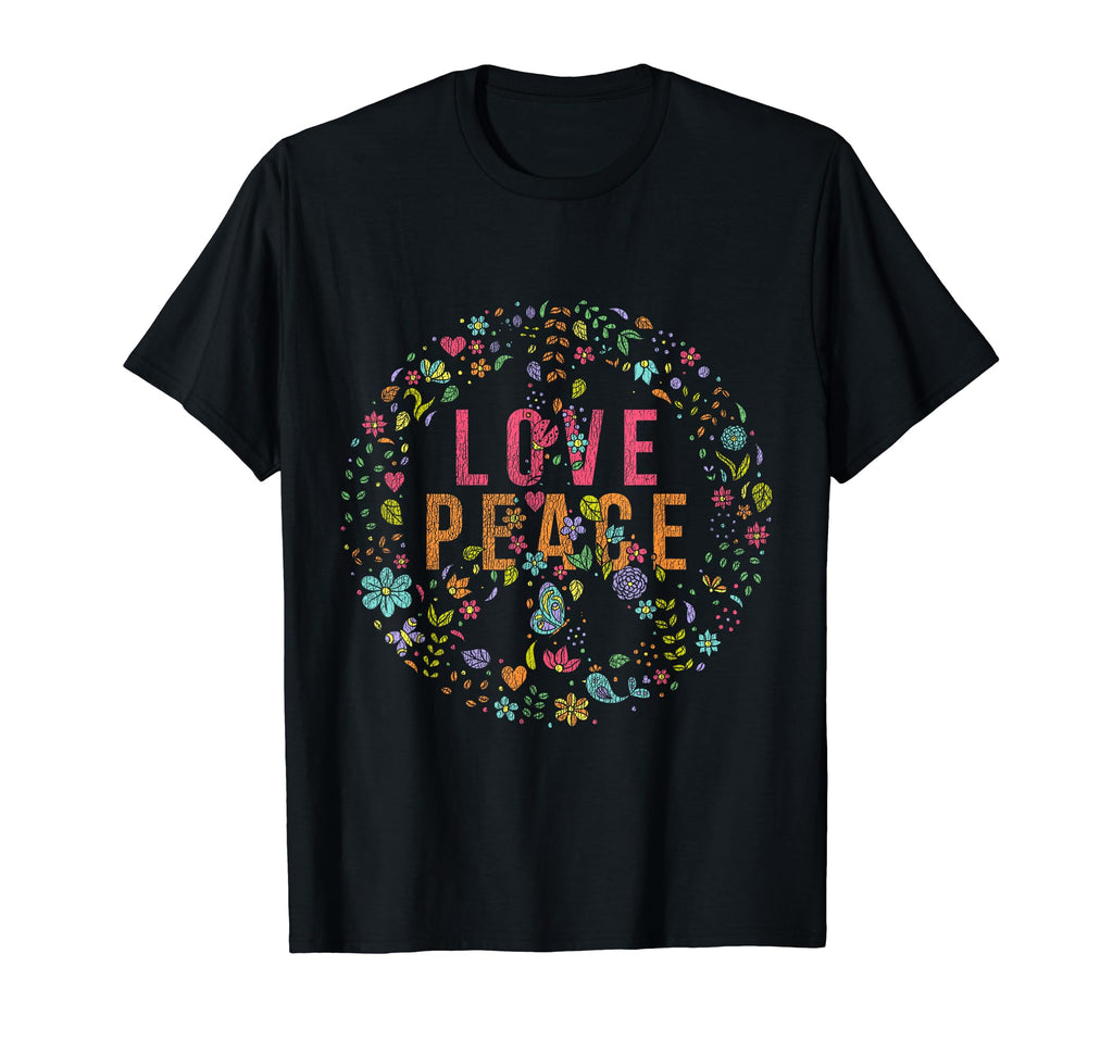 Hippie Peace Sign Gift Sweatshirt - Custom Art Print for Adults - T-Shirt, Sweatshirt, Hoodie