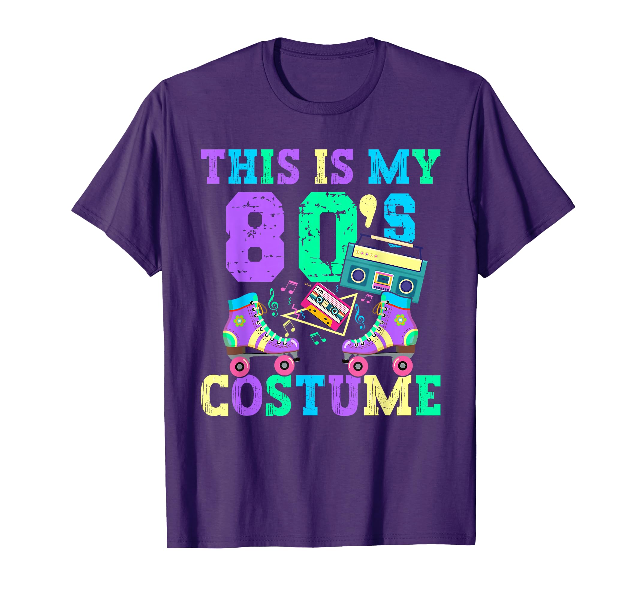 Roller Skates This Is My 80S T-Shirt - Fun Novelty Design Men Women - T-Shirt, Sweatshirt, Hoodie