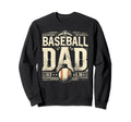 Baseball Dad Fathers Day Sweatshirt - Aesthetic Graphic for Adults - T-Shirt, Sweatshirt, Hoodie