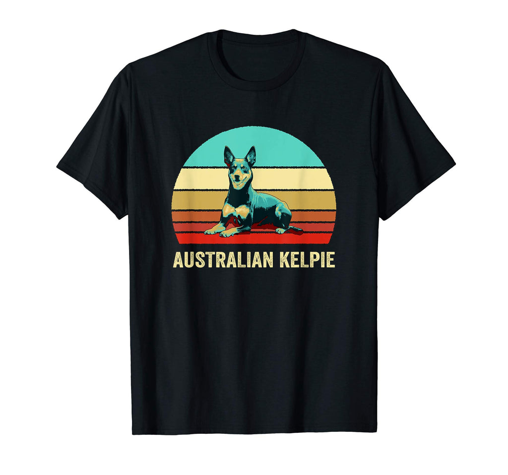 Sunset Australian Kelpie T-Shirt - Custom Art Print Unisex - T-Shirt, Sweatshirt, Hoodie