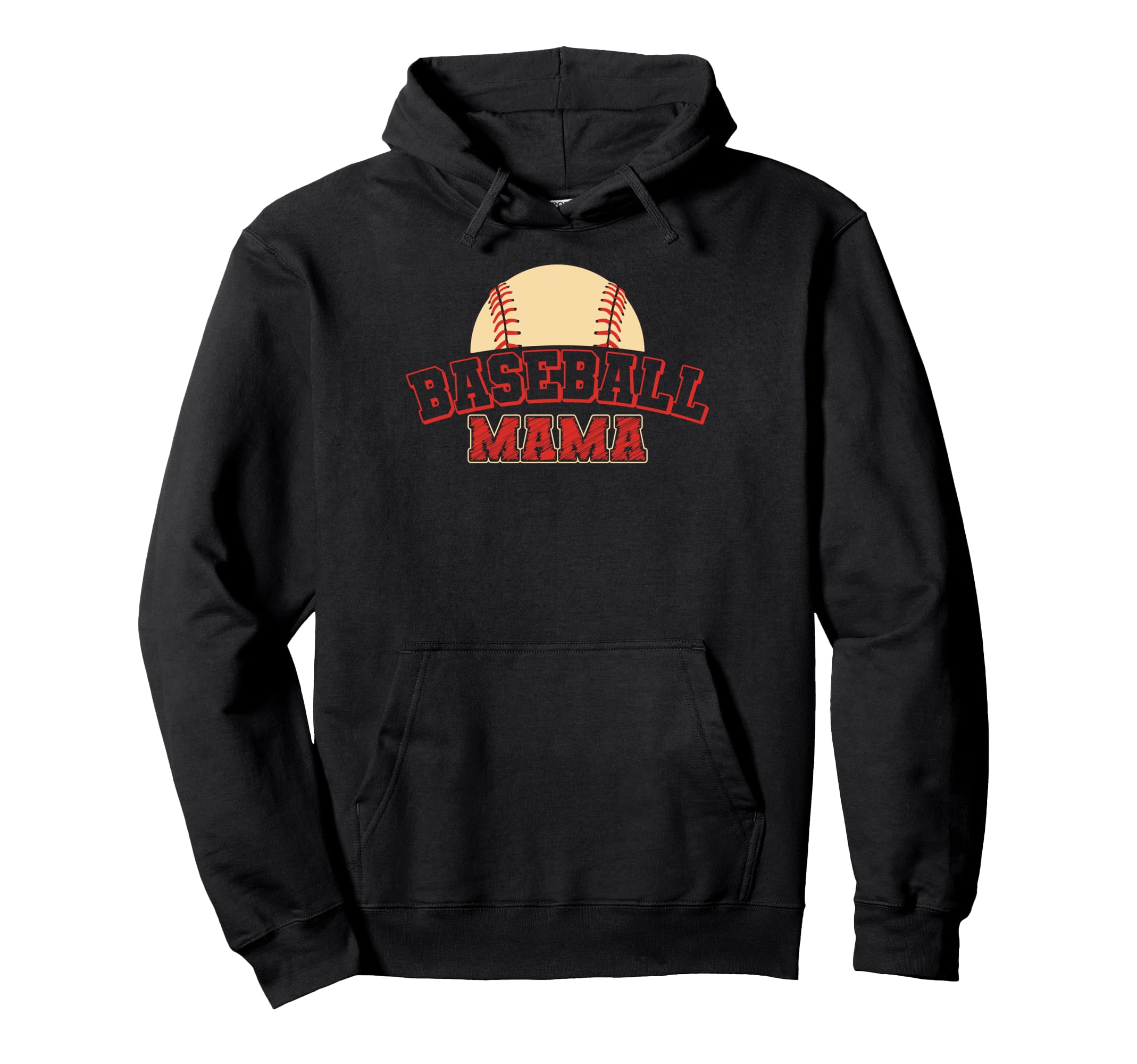 Baseball Mom Hoodie - Casual Everyday Wear Unisex - T-Shirt, Sweatshirt, Hoodie
