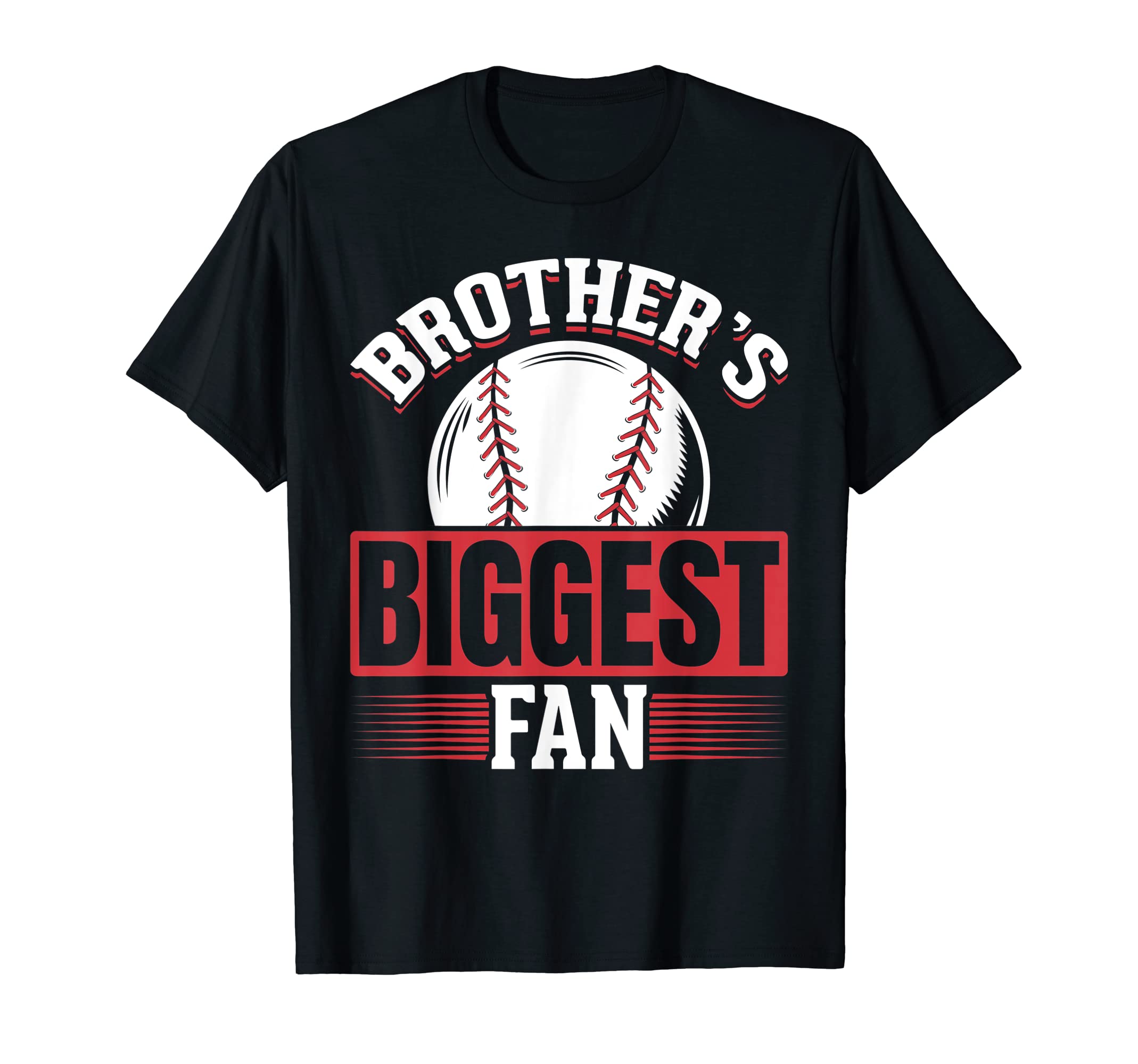 Little Sister Baseball Brother Fan T-Shirt - Trendy Graphic Unisex - T-Shirt, Sweatshirt, Hoodie