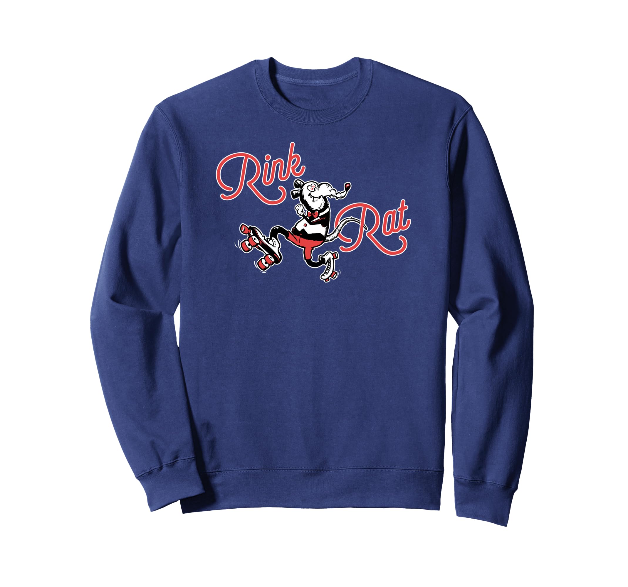 Roller Skating Rink Rat 1970S Sweatshirt - Casual Everyday Wear Men Women - T-Shirt, Sweatshirt, Hoodie