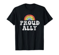 Lgbt Pride Rainbow Proud Ally T-Shirt - Unique Graphic for Adults - T-Shirt, Sweatshirt, Hoodie
