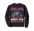 80S Arcade Nostalgia Pixel Art Video Sweatshirt - Graphic Print Unisex - T-Shirt, Sweatshirt, Hoodie