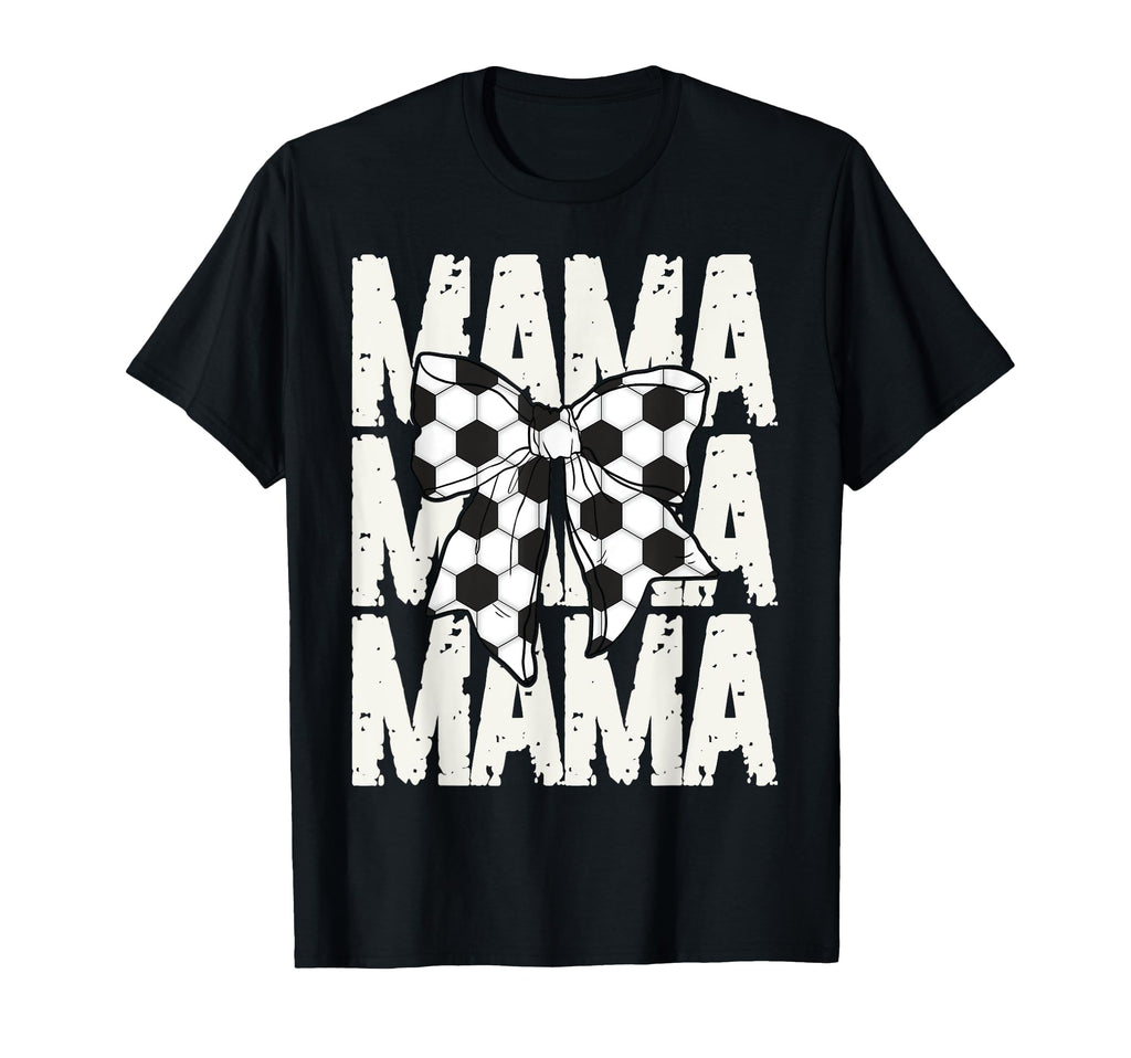 Soccer Mama Coquette Bow Sports Mom T-Shirt - Streetwear Style Men Women - T-Shirt, Sweatshirt, Hoodie