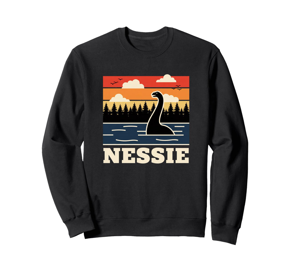 Nessie Loch Ness Monster Cryptid Sweatshirt - Aesthetic Graphic for Adults - T-Shirt, Sweatshirt, Hoodie