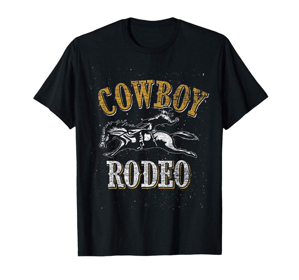 Bull Riding Rodeo Cowboy T-Shirt - Custom Art Print Unisex - T-Shirt, Sweatshirt, Hoodie