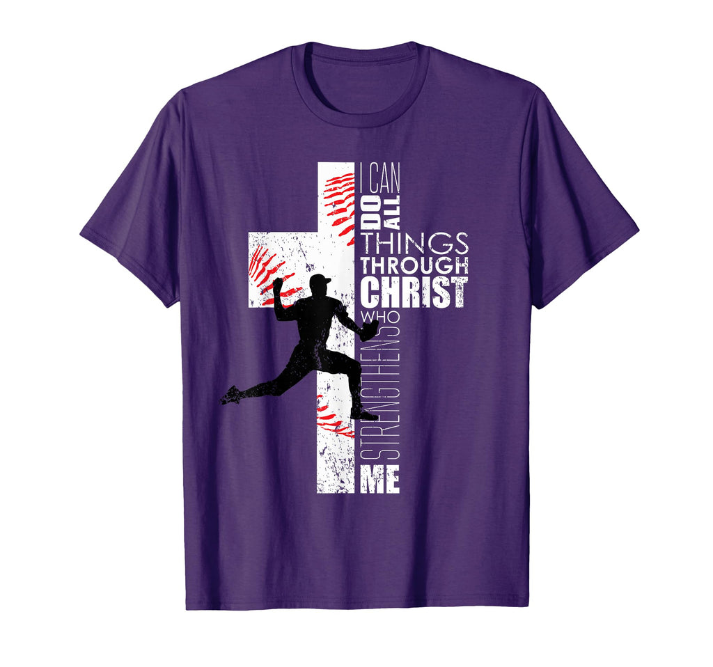Christian Bible Verse Cross Baseball T-Shirt - Aesthetic Graphic Unisex - T-Shirt, Sweatshirt, Hoodie
