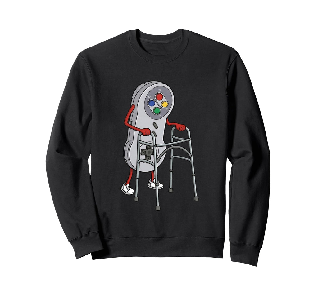 Funny Old Gamer Gaming 80S 90S Video Sweatshirt - Streetwear Style Unisex - T-Shirt, Sweatshirt, Hoodie