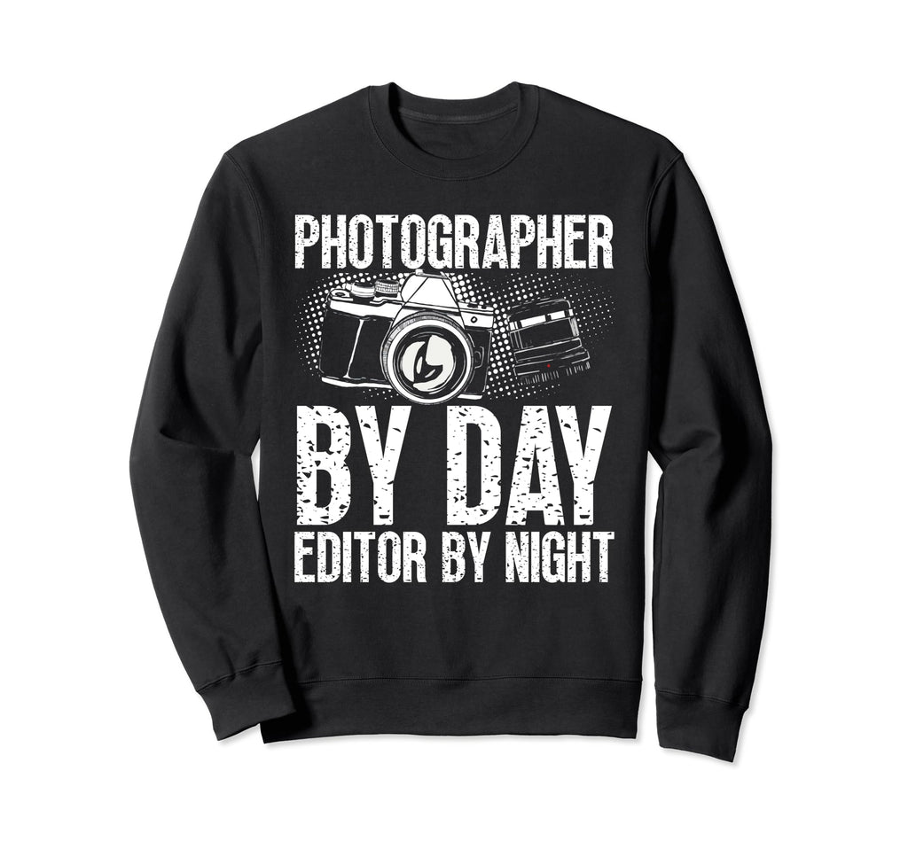 Photo Camera Photographer Flash Sweatshirt - Custom Art Print Unisex - T-Shirt, Sweatshirt, Hoodie