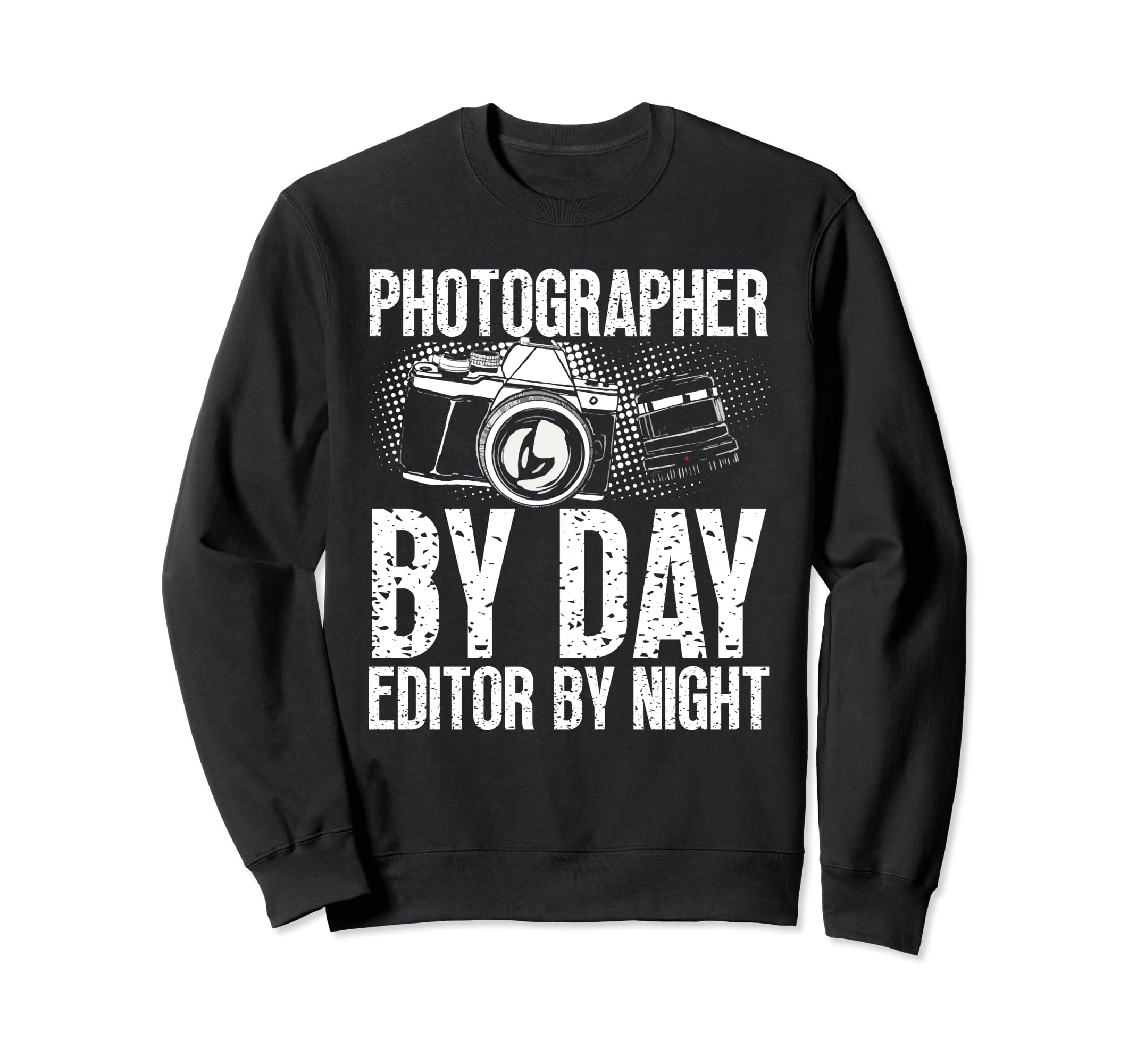 Photo Camera Photographer Flash Sweatshirt - Custom Art Print Unisex - T-Shirt, Sweatshirt, Hoodie