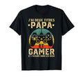 Dad Gamer Video Game Fathers Day Deux T-Shirt - Minimalist Print Unisex - T-Shirt, Sweatshirt, Hoodie
