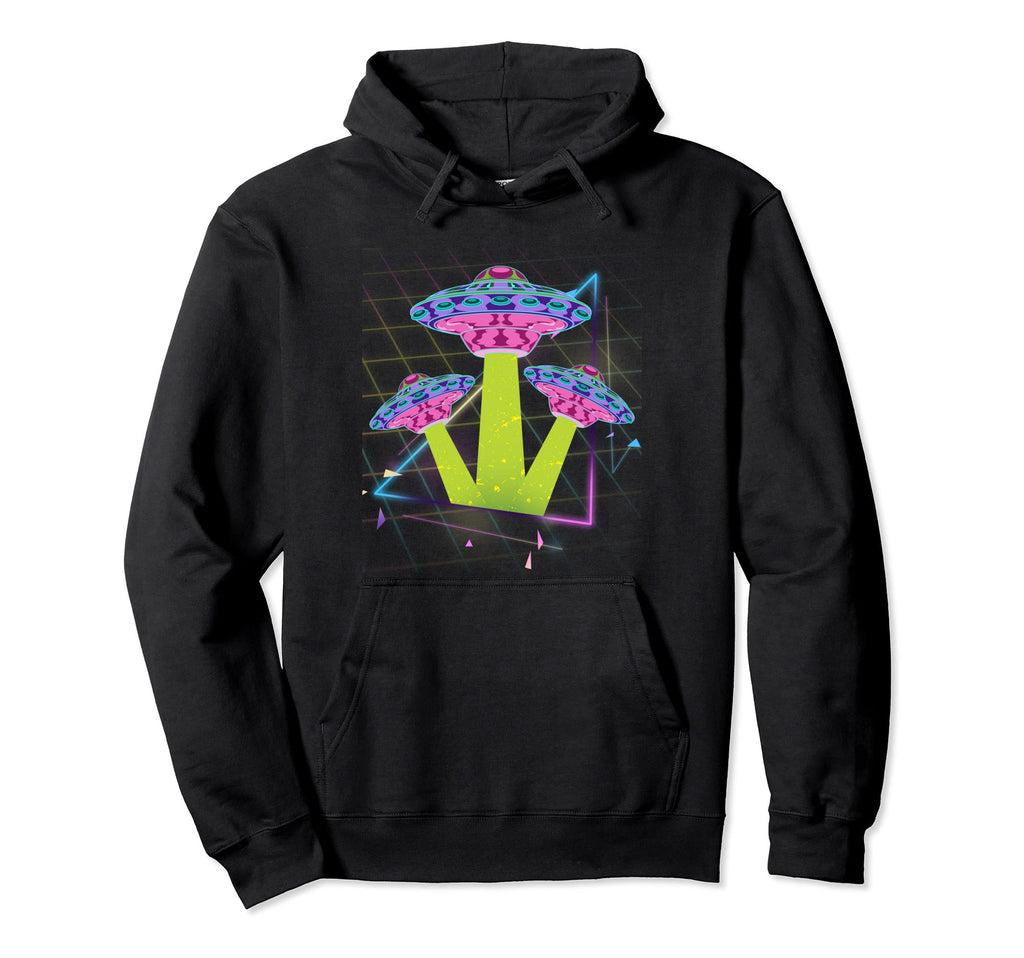 Vaporwave Aesthetic Ufo Abduction Hoodie - Streetwear Style Unisex - T-Shirt, Sweatshirt, Hoodie