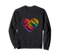 Be Kind Groovy Tie Dye Flower Sweatshirt - Aesthetic Graphic Men Women - T-Shirt, Sweatshirt, Hoodie