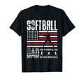 Mens Softball Dad Like Baseball Dad T-Shirt - Casual Everyday Wear Unisex - T-Shirt, Sweatshirt, Hoodie