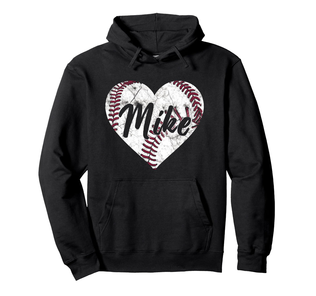 Mike Baseball Personalized Name Mom Hoodie - Custom Art Print for Adults - T-Shirt, Sweatshirt, Hoodie