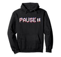 Glitch Vcr Vhs Tape 80S Pause Hoodie - Novelty Apparel Unisex - T-Shirt, Sweatshirt, Hoodie