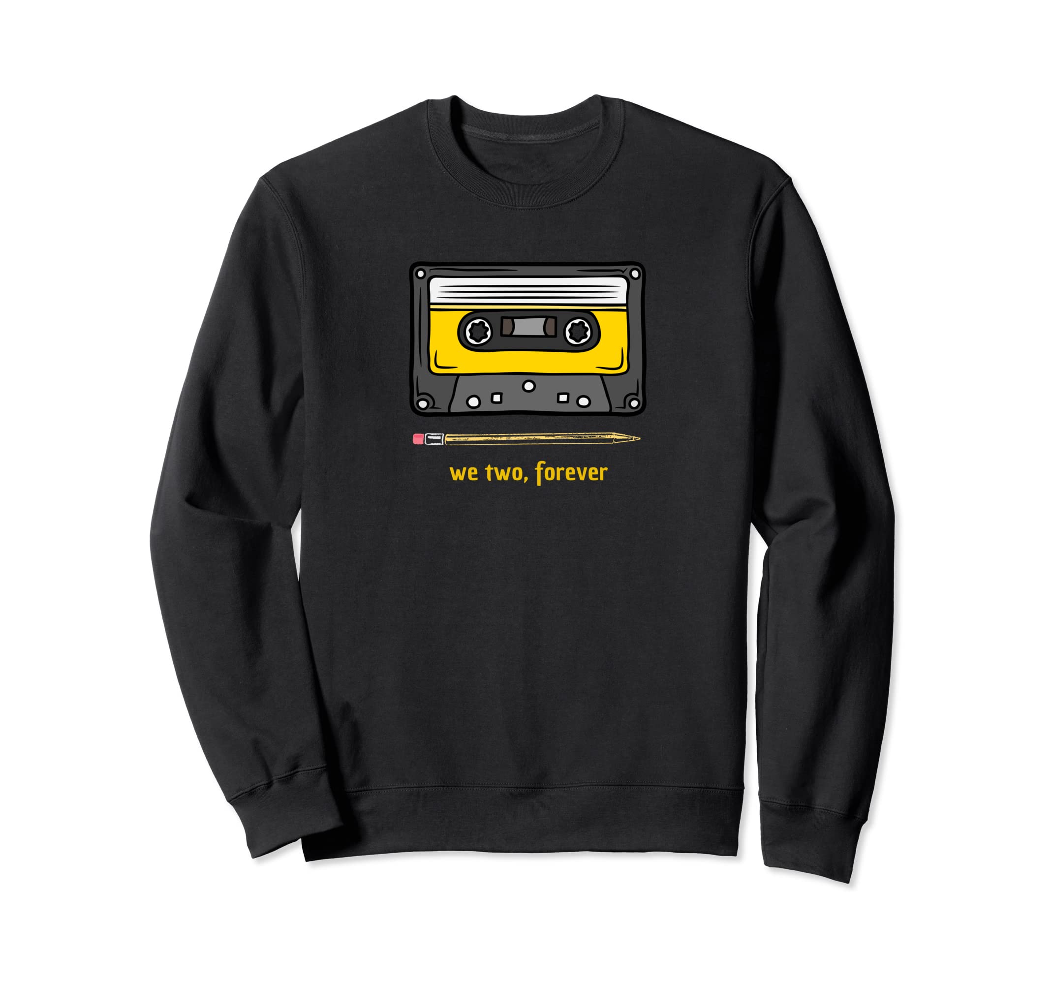 Tape Cassette 70S 80S 90S We Two Sweatshirt - Graphic Print Men Women - T-Shirt, Sweatshirt, Hoodie