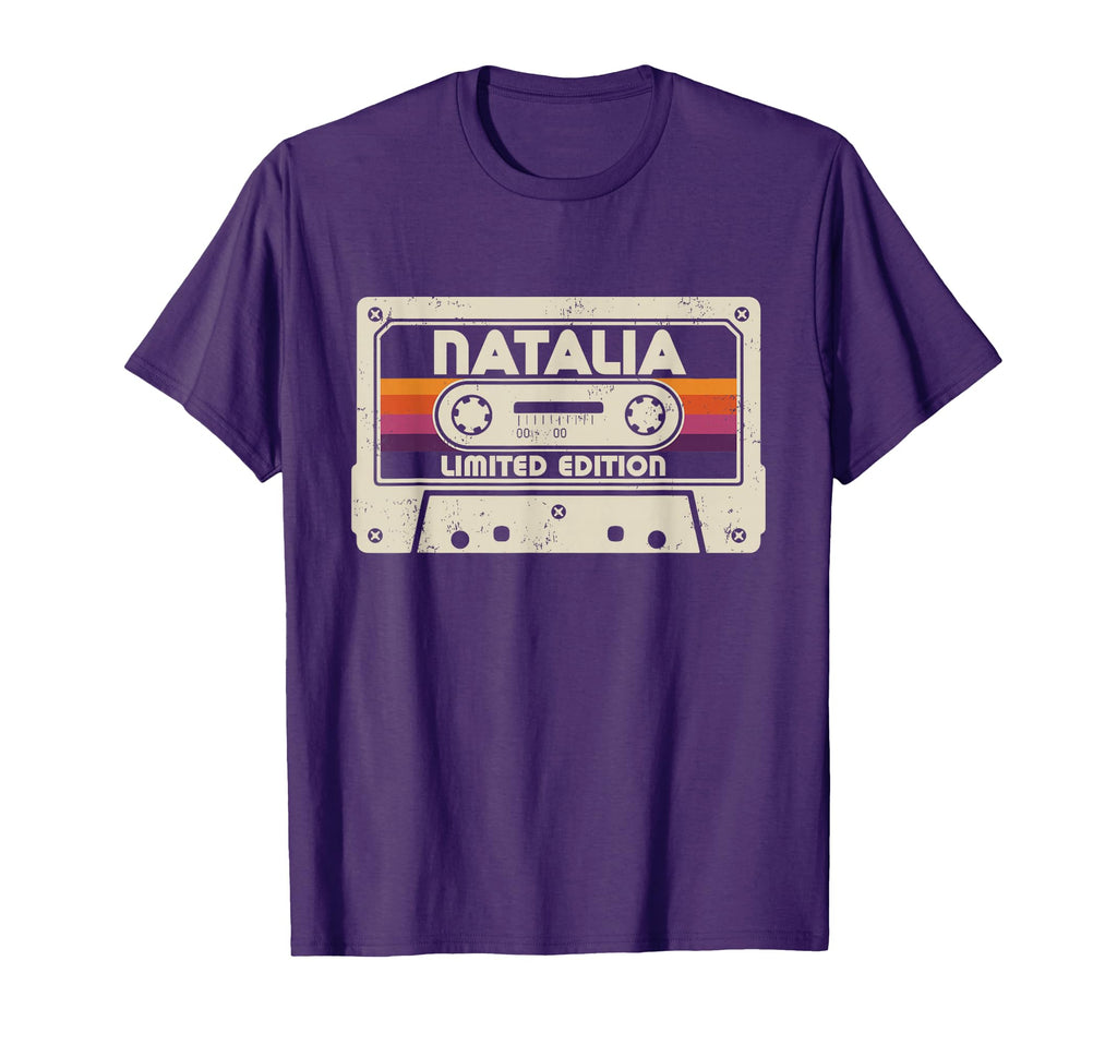 Natalia First Name Cassette Tape T-Shirt - Novelty Apparel for Adults - T-Shirt, Sweatshirt, Hoodie
