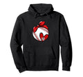 Womens Custom Baseball Mom Number 12 Hoodie - Minimalist Print Men Women - T-Shirt, Sweatshirt, Hoodie