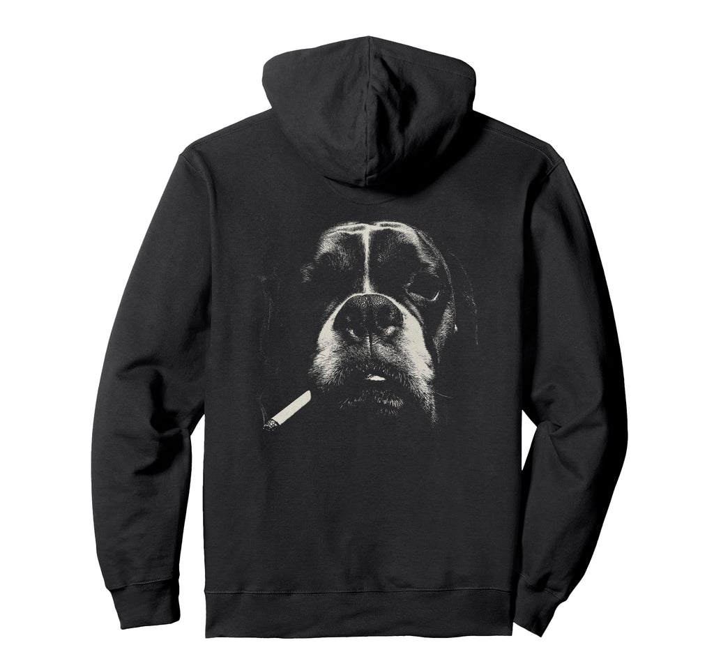 Boxer Smoking Cigarette Grunge Meme 90S Hoodie - Trendy Graphic Men Women - T-Shirt, Sweatshirt, Hoodie