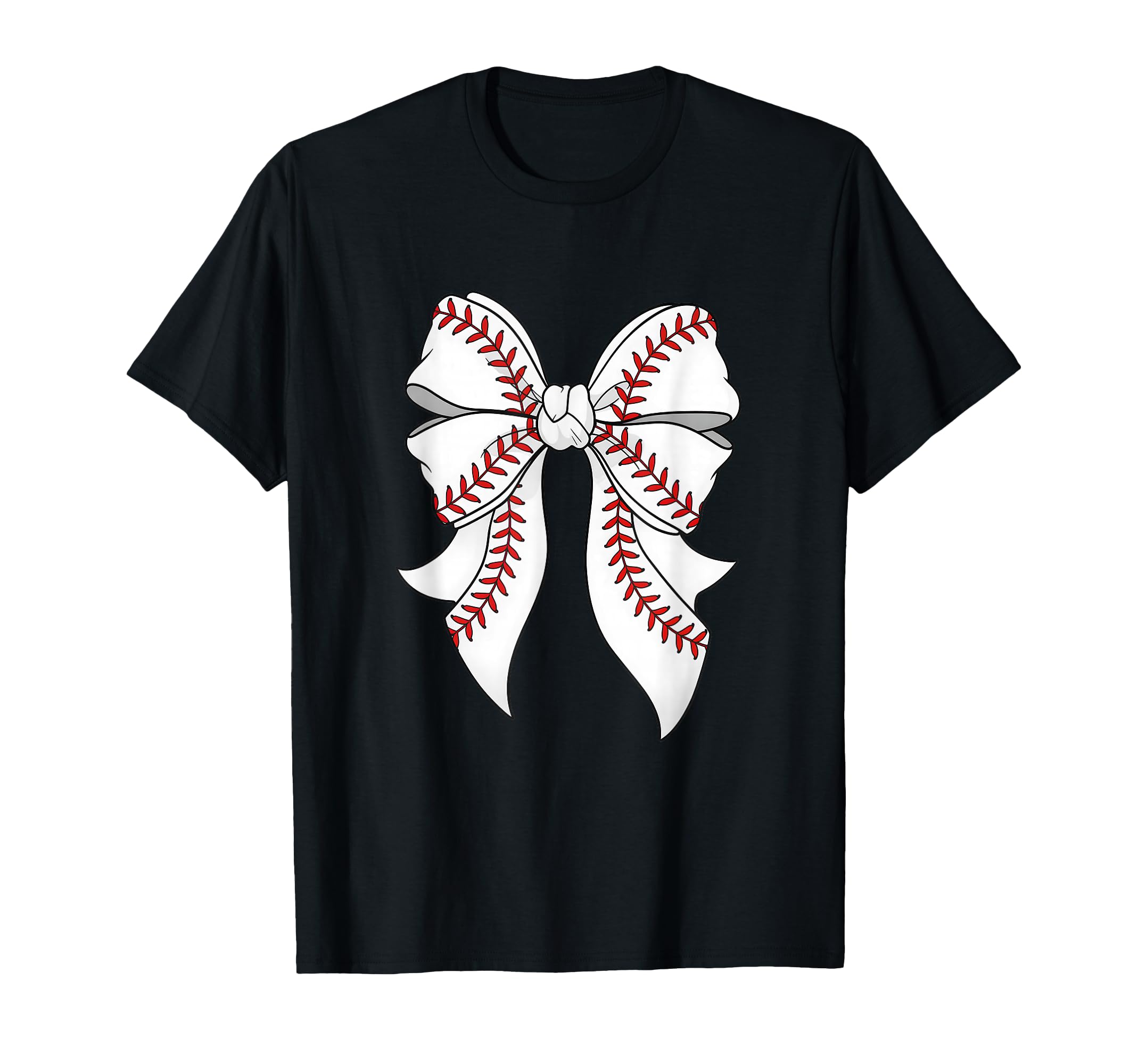 Baseball Coquette Bow Baseball Mama Mom T-Shirt - Graphic Print for Adults - T-Shirt, Sweatshirt, Hoodie