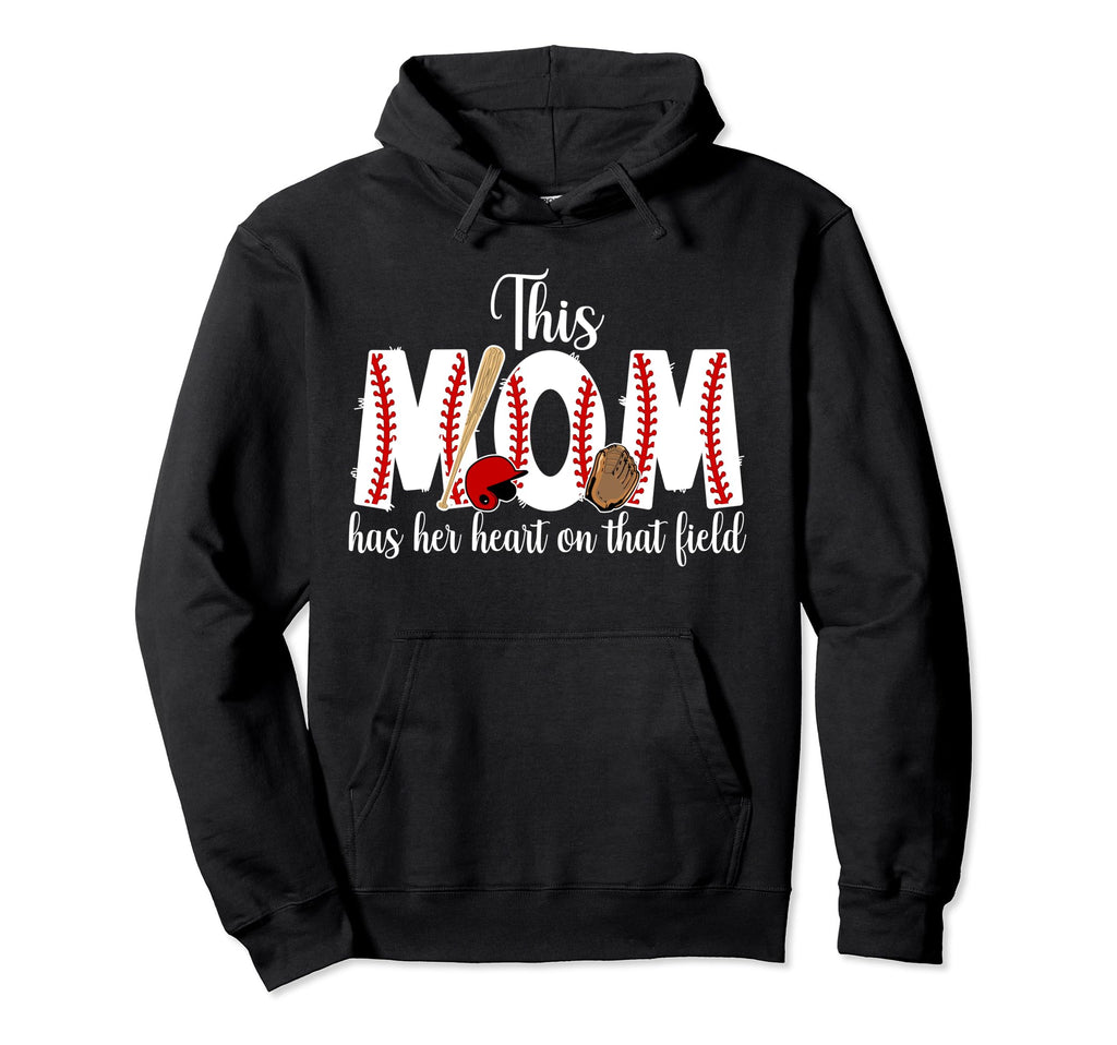 That Field Baseball Mom Baseball Hoodie - Minimalist Print Men Women - T-Shirt, Sweatshirt, Hoodie