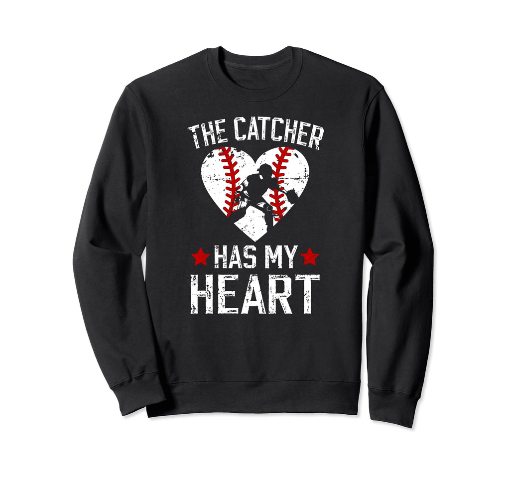 Proud Baseball Catcher Mom Baseball Sweatshirt - Aesthetic Graphic Unisex - T-Shirt, Sweatshirt, Hoodie