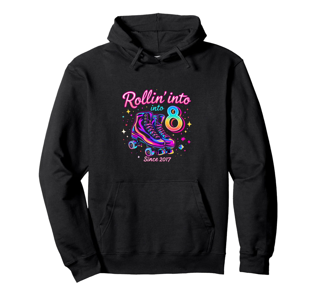 Colorful Roller Skates Awesome Since Hoodie - Streetwear Style for Adults - T-Shirt, Sweatshirt, Hoodie
