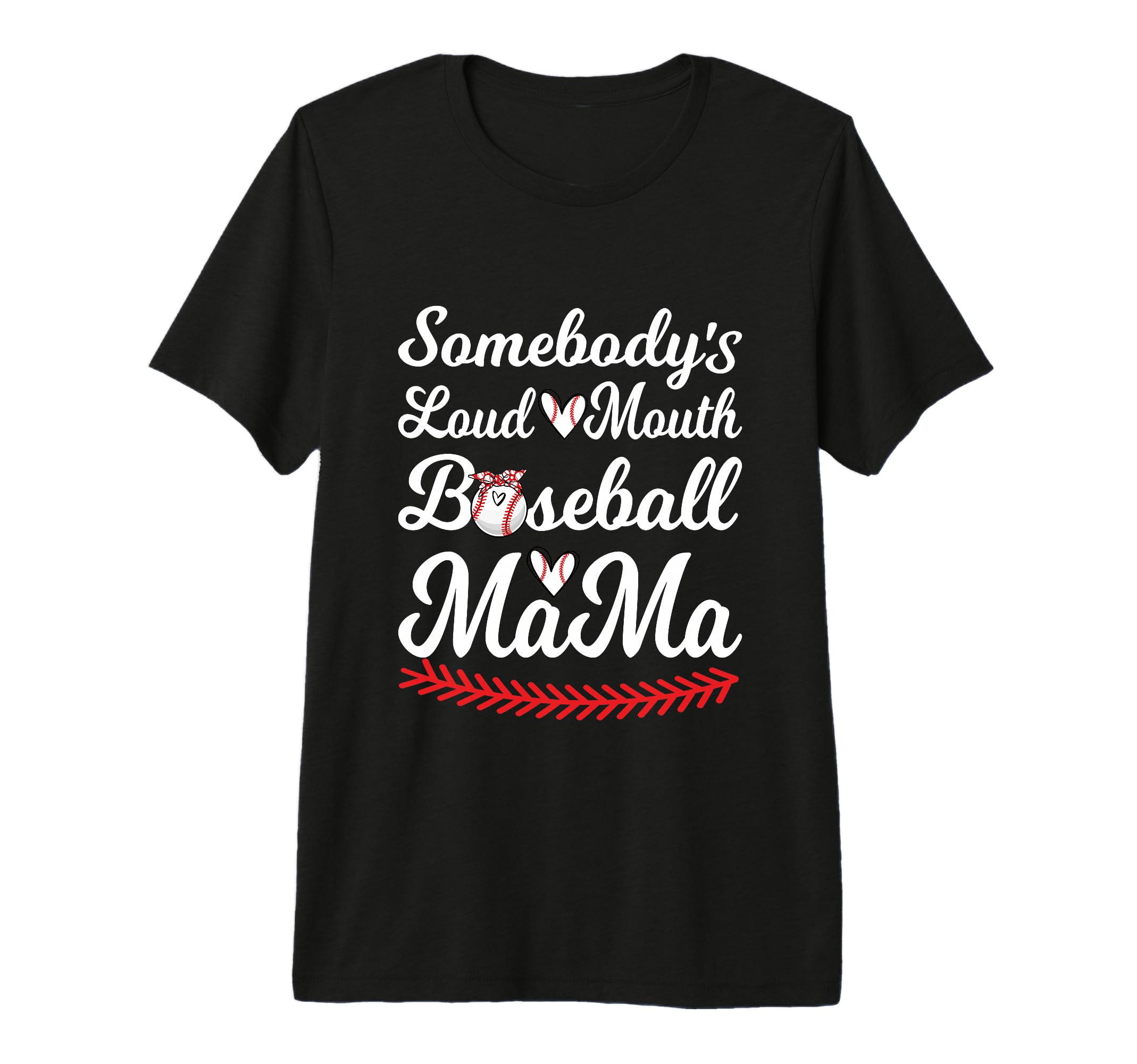 Somebodys Loudmouth Baseball Mom T-Shirt - Streetwear Style for Adults - T-Shirt, Sweatshirt, Hoodie