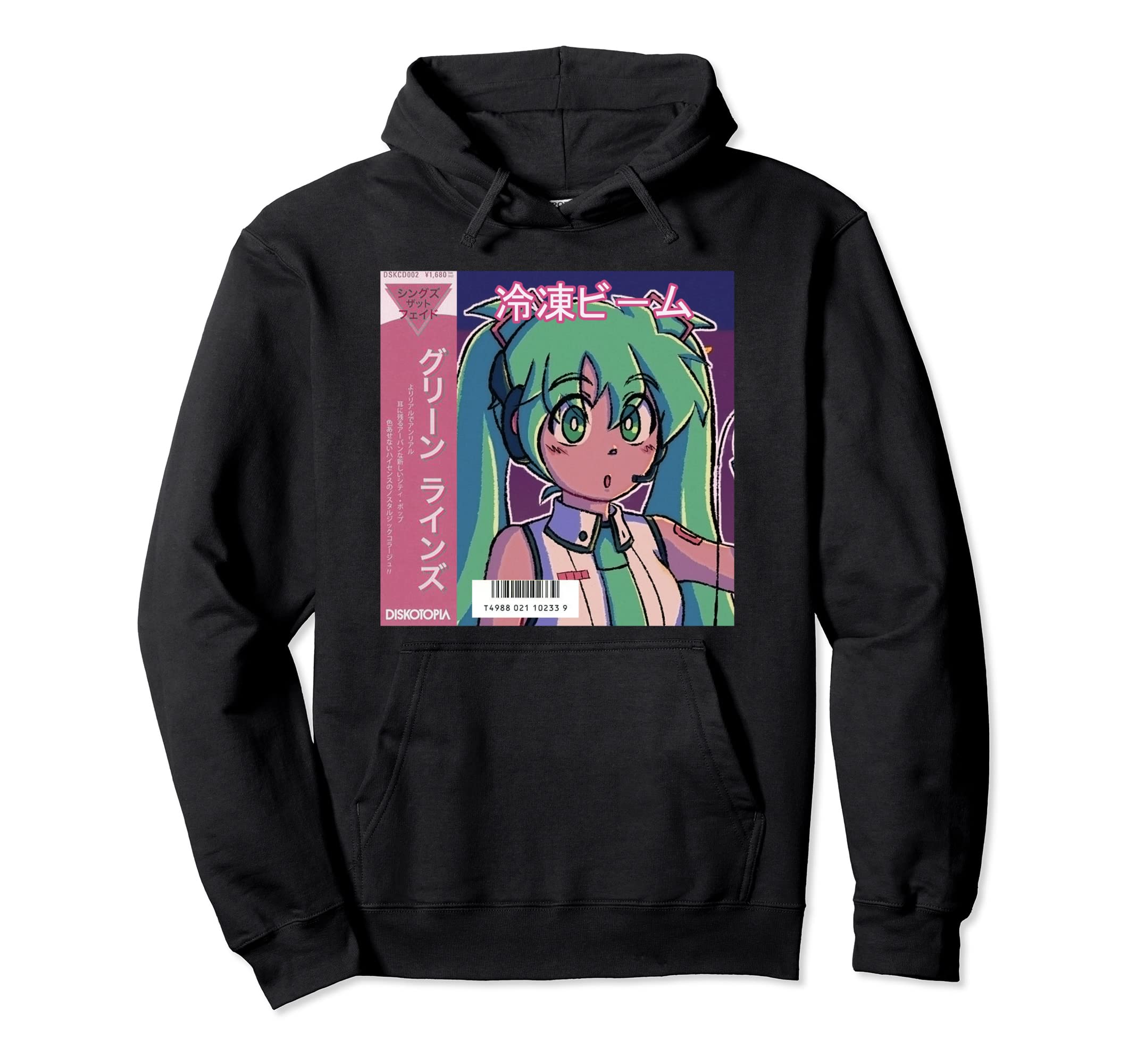 Vaporwave Anime Aesthetic 80S Hoodie - Custom Art Print Men Women - T-Shirt, Sweatshirt, Hoodie