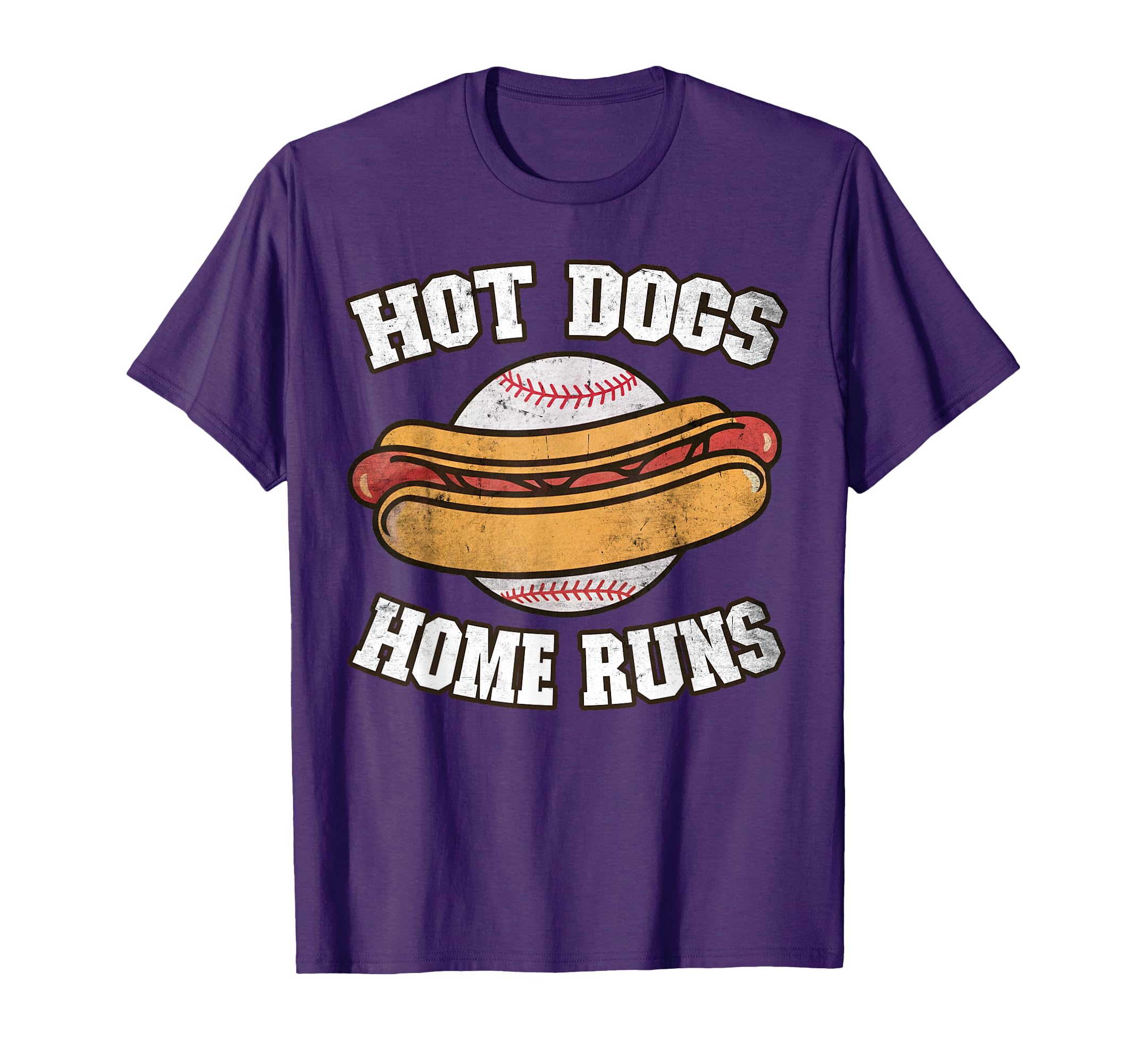Hot Dogs And Home Runs Ballpark Playing T-Shirt - Aesthetic Graphic Unisex - T-Shirt, Sweatshirt, Hoodie