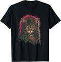 Heavy Metal Hair Glam Cat Retro Distressed 80s - Adult & Kids T-Shirts, Sweatshirts & Hoodies apparel design preview 1
