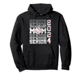 Senior Mom 2024 Baseball Class 2024 Hoodie - Trendy Graphic for Adults - T-Shirt, Sweatshirt, Hoodie