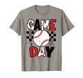 Baseball Game Day Vibes Red Team Player T-Shirt - Minimalist Print Unisex - T-Shirt, Sweatshirt, Hoodie