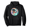 Australian Shepherd Vaporwave Retrowave Hoodie - Fun Novelty Design Unisex - T-Shirt, Sweatshirt, Hoodie