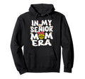 My Senior Mom Era Groovy Softball Hoodie - Custom Art Print Men Women - T-Shirt, Sweatshirt, Hoodie