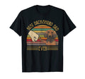 Best Dachshund Dad Ever Sunset T-Shirt - Fun Novelty Design for Adults - T-Shirt, Sweatshirt, Hoodie