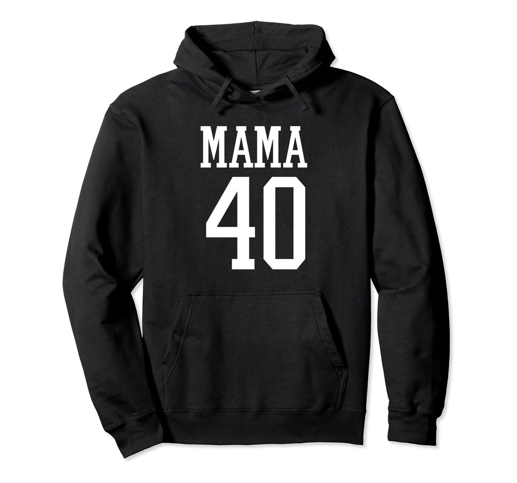 Number 40 Mama Biggest Fan Spirit Wear Hoodie - Unique Graphic Men Women - T-Shirt, Sweatshirt, Hoodie