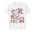 My Favorite Player Calls Me Mom Baseball T-Shirt - Custom Art Print Unisex - T-Shirt, Sweatshirt, Hoodie