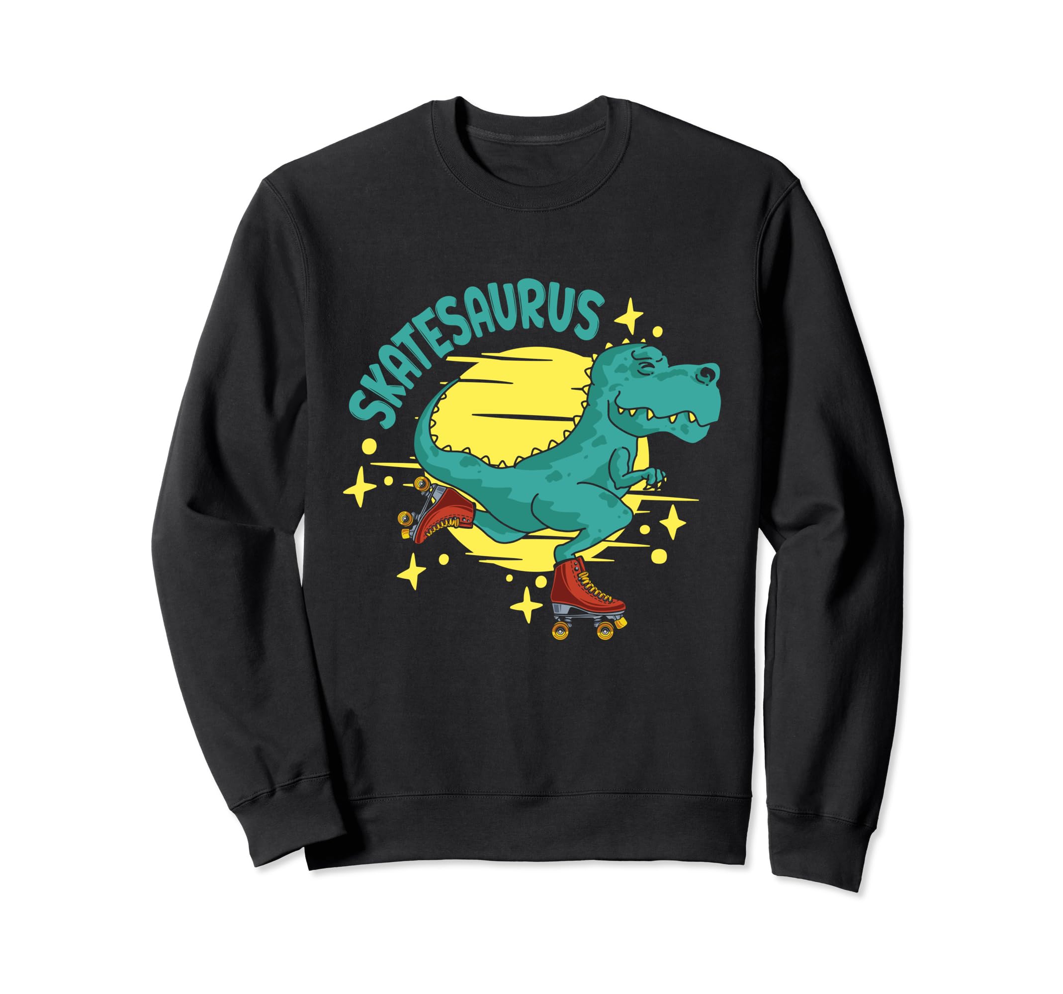Roller Skate Trex Skatesaurus Sweatshirt - Minimalist Print for Adults - T-Shirt, Sweatshirt, Hoodie