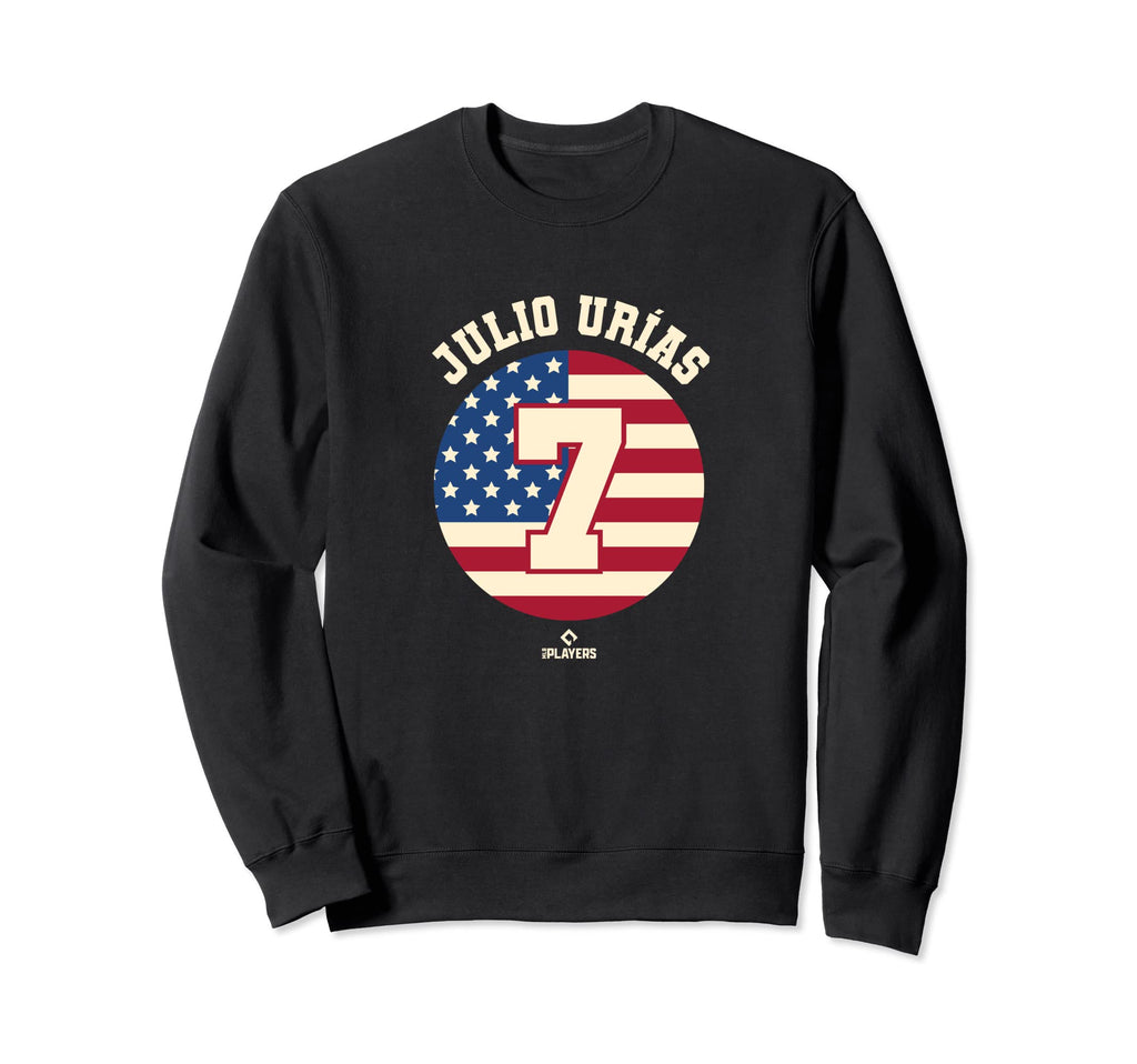 Julio Urias Flag Baseball Player Los Sweatshirt - Unique Graphic Unisex - T-Shirt, Sweatshirt, Hoodie