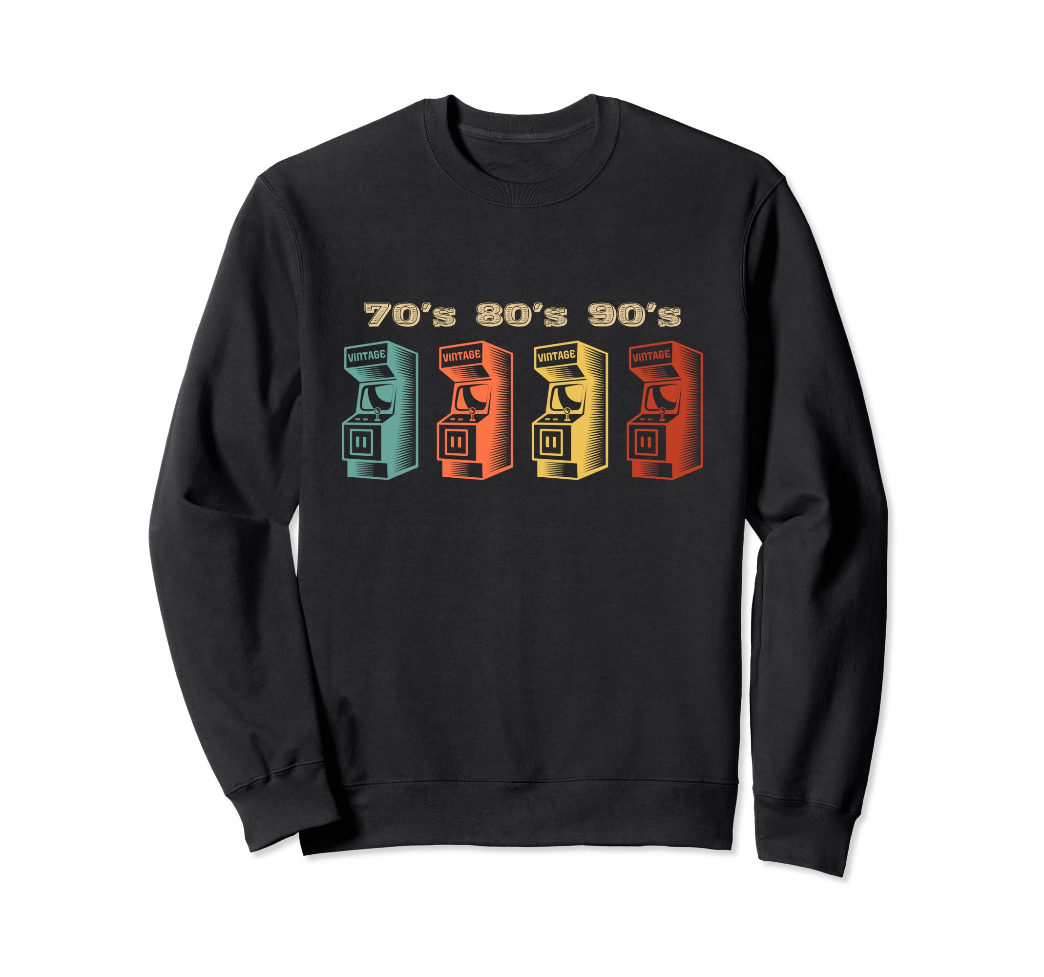 Arcade Machine Video Gaming Sweatshirt - Graphic Print for Adults - T-Shirt, Sweatshirt, Hoodie