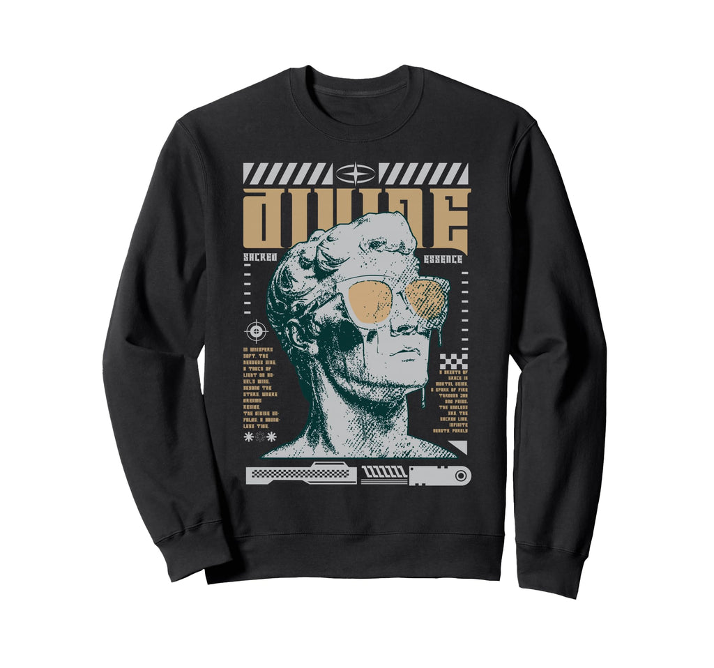 Y2K Divine Bold Urban Sweatshirt - Casual Everyday Wear for Adults - T-Shirt, Sweatshirt, Hoodie