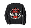 Gen X Flannel Forever Grunge 90S Sweatshirt - Custom Art Print for Adults - T-Shirt, Sweatshirt, Hoodie