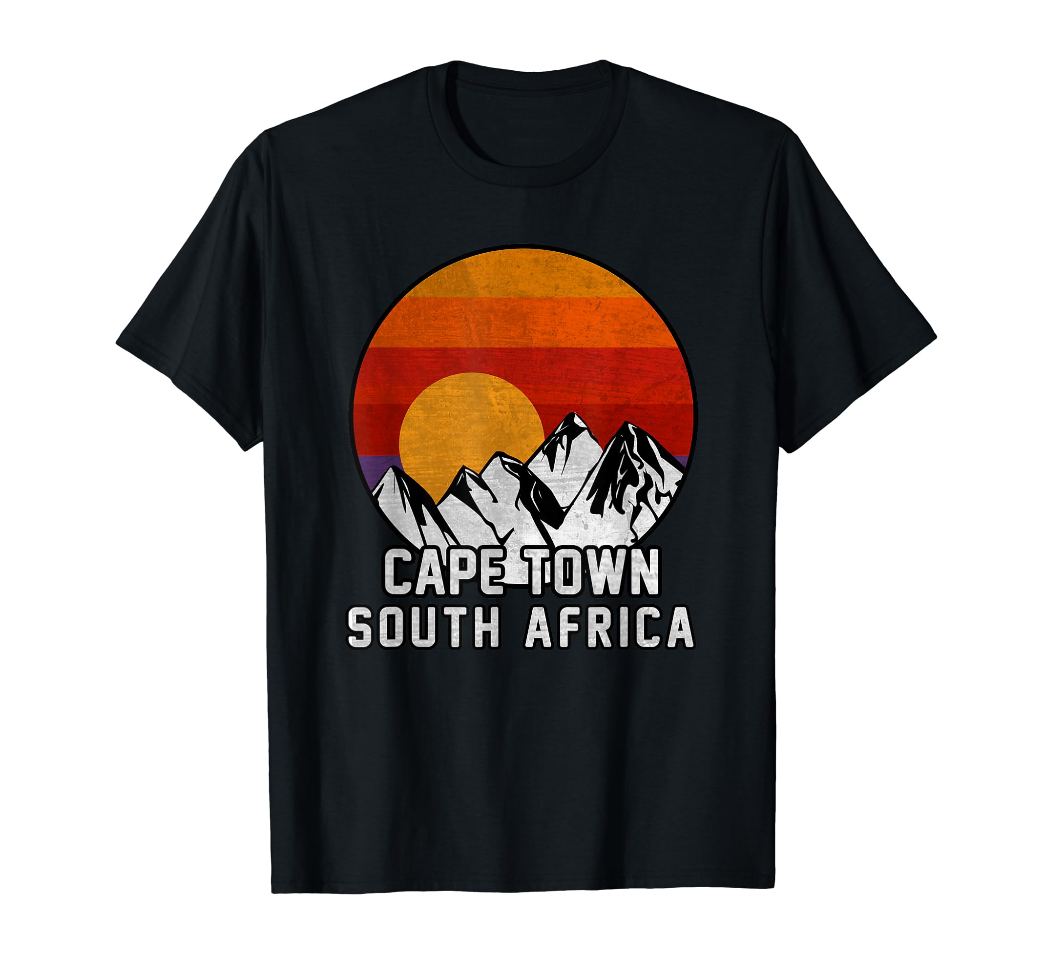 Cape Town South Africa Mountain Sunset T-Shirt - Unique Graphic for Adults - T-Shirt, Sweatshirt, Hoodie