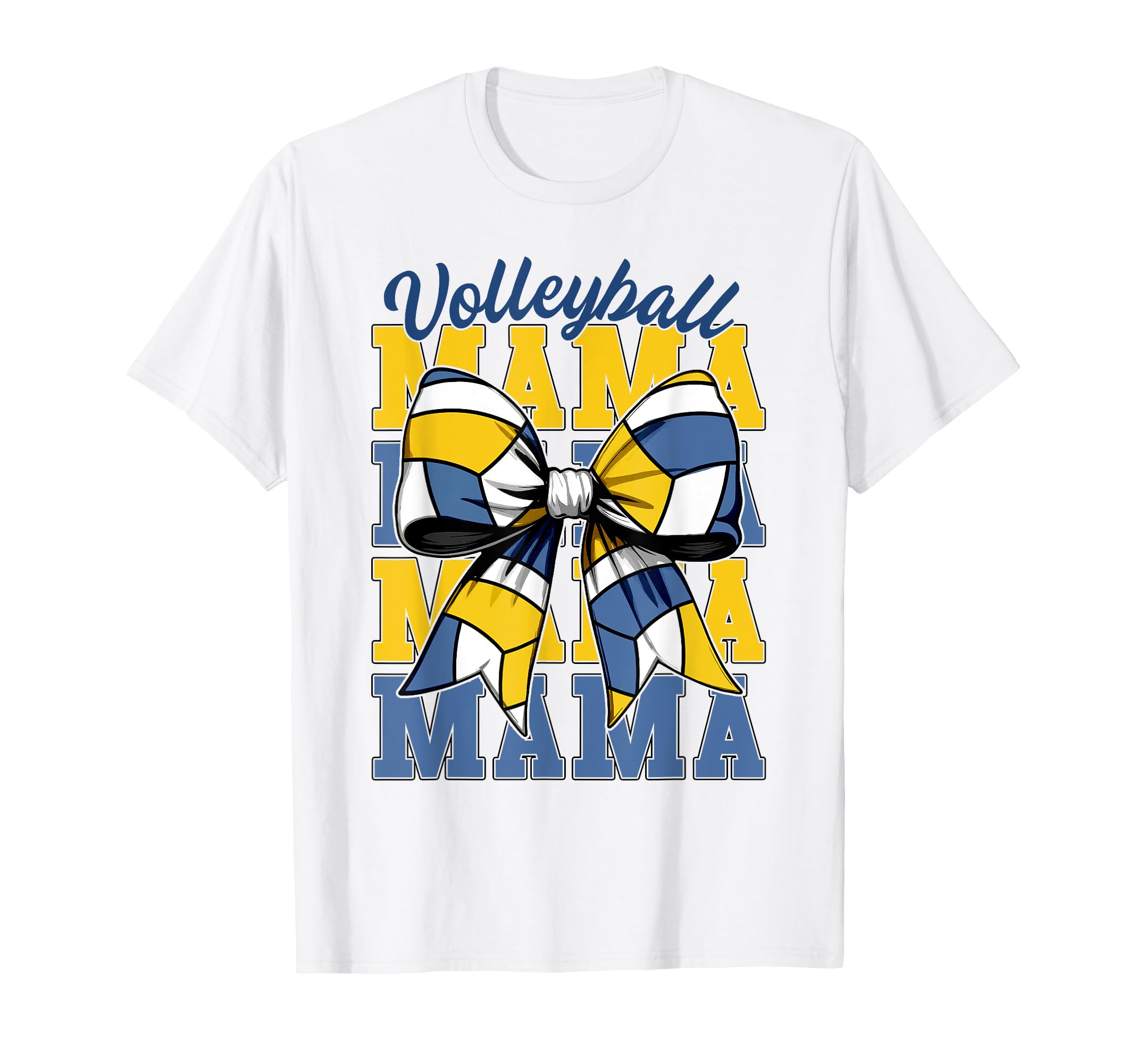 Volleyball Mama Mom Coquette Bow Game T-Shirt - Graphic Print Men Women - T-Shirt, Sweatshirt, Hoodie