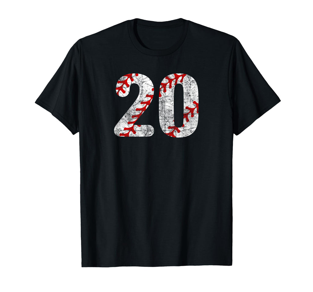 Baseball Laces Mom 20 Fan Jersey T-Shirt - Custom Art Print for Adults - T-Shirt, Sweatshirt, Hoodie