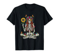 Skull Sunflower Floral Skeleton Nature T-Shirt - Novelty Apparel Men Women - T-Shirt, Sweatshirt, Hoodie